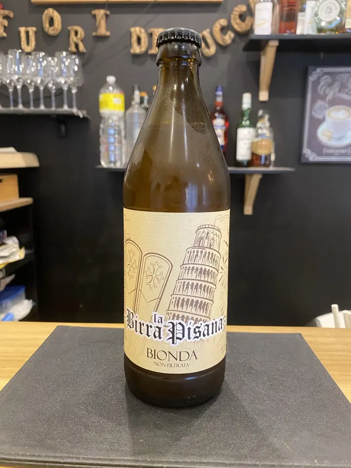 Bottiglia de La Birra Pisana Bionda