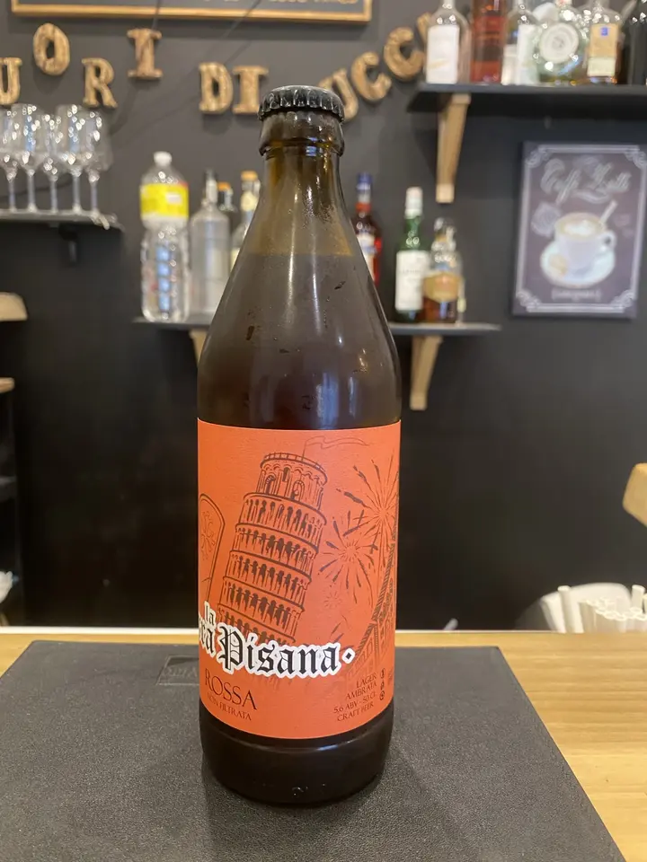 Bottiglia de La Birra Pisana Rossa