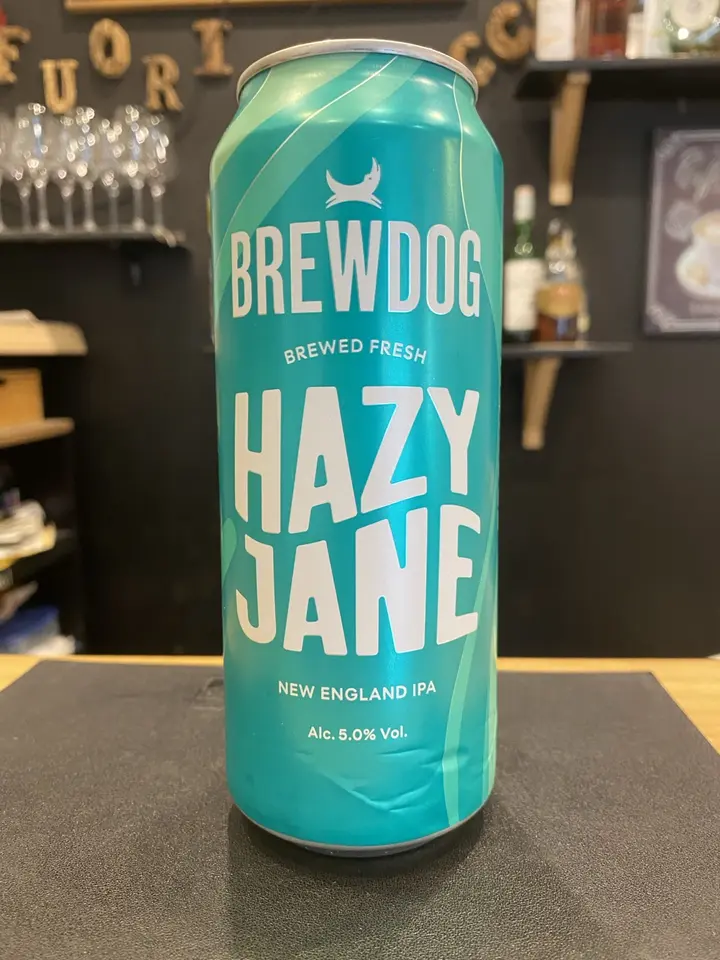 Lattina di BrewDog Hazy Jane