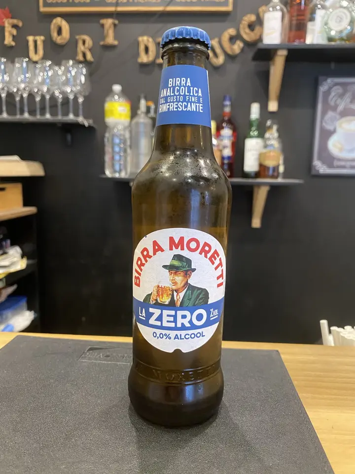 Bottiglia di Birra Moretti Zero