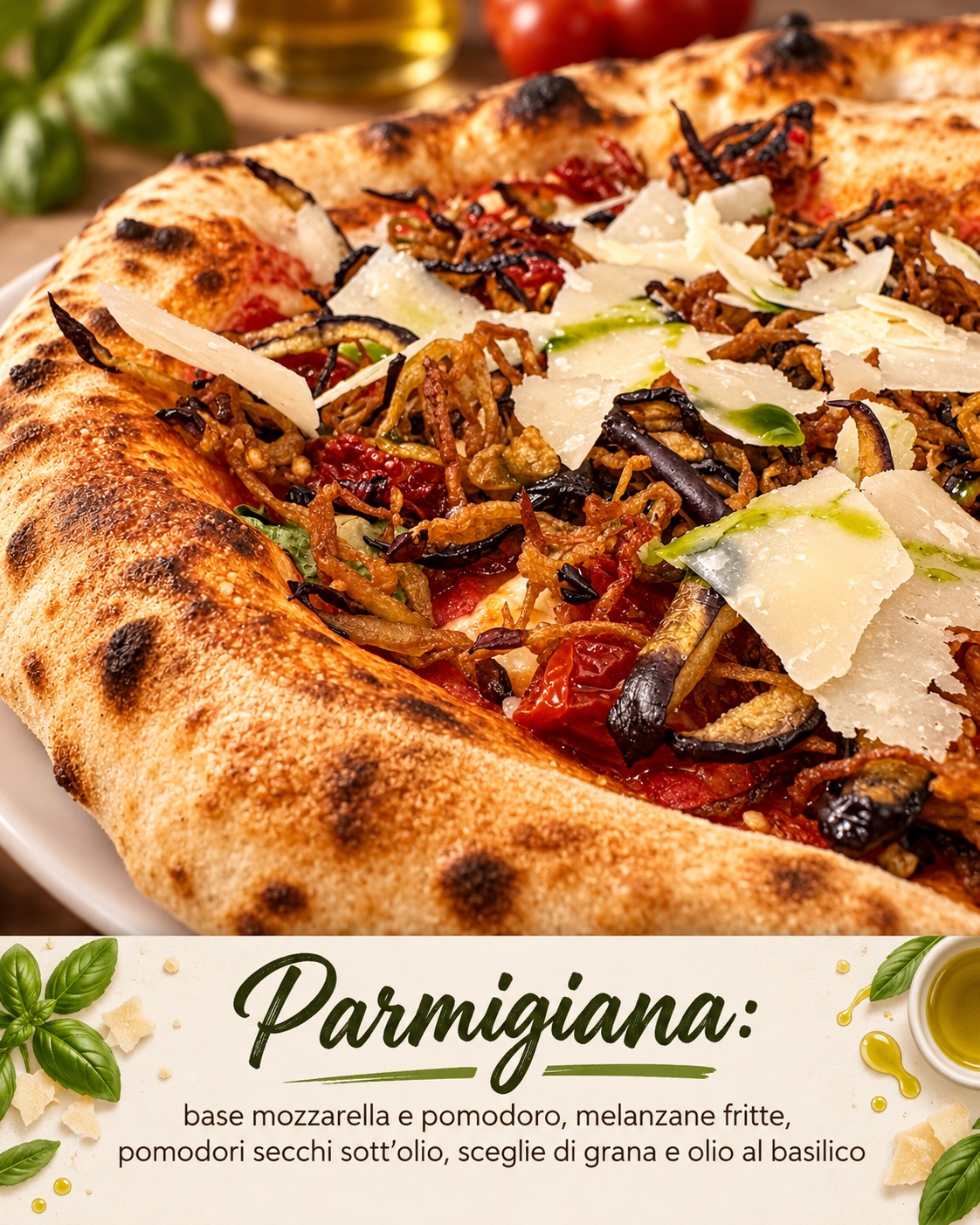 La pizza Parmigiana di Fuori di Zucca